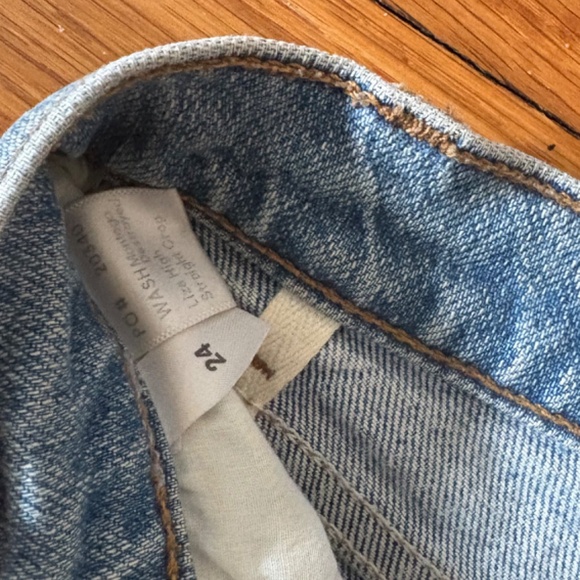 Reformation Liza High Rise Straight Cropped Jeans - Picture 4 of 5